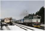 754 008 mit dem Os4810; Kralice nad Oslavou, 2.2.2011