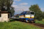 754 024 mit Os 7418 in Blizejov (30.07.2012)