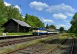 754 024 mit Os 36965 am 16.06.2013 am Spicaker Bahnhof.