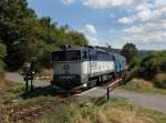 Die 754 060 mit einem R nach Prag am 17.08.2013 unterwegs bei Nrsko.