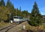 754 074 mit einem Os nach Bayerisch Eisenstein am 09.11.2014 bei elezn Ruda-Albětn.