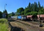 754 046 mit einem Os nach Klattau am 01.07.2013 in Hamry-Hojsova-Straz.