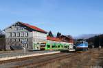 754 015 am 29.11.2014 im Bahnhof Bayerisch Eisenstein.