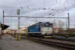 754 067-7 zu sehen am 12.01.15 in Brno hlavní nádraží.