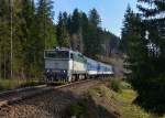 754 074 mit Os 7502 am 19.04.2014 bei elezn Ruda-Albětn.