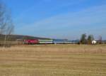 754 066 mit Os 7412 am 09.03.2015 bei Blizejov.