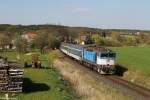 754 058 mit OS 7414 am 24.04.2015 bei Blizejov.