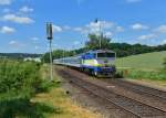 754 029 mit EX 52353 am 17.06.2015 bei Blizejov.