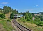 754 039 mit einem Os am 05.08.2015 bei Cesky Krumlov.