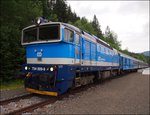 CD 754 009-9 mit Schnelzug Sp 1962 nach Prag in Bf.