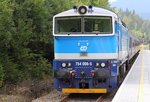 754 006-5 CD in Železná Ruda (Eisenstein) am 18.08.2016.