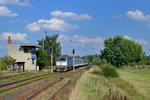 754 058 mit Os 7414 am 18.08.2016 bei Blizejov.