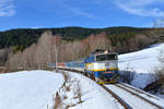 754 029 mit R 776 am 05.02.2017 bei Hojsova Stráž-Brčálník.