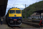 T499 0002  beförderte gemeinsam mit E499-004 den Pendelzug  zwischen Prag und Kralupy zum Tag der Eisenbahn in Kralupy.27.04.2019 16:41 Kralup.