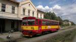 809 281 am 8.8.2012 in Zlonice. In diesem Dorf ist ein Eisenbahnmuseum (in Lisovice).
