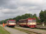 810 477-0 auf Bahnhof Trutnov Hlavn Ndra am 6-8-2011.