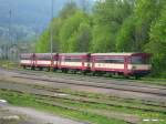 Triebwagen der BR 810 in Tannwald 14.05.2006