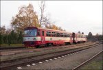 CD 810 633-8 auf Banhof Milevsko am 7.11.2016