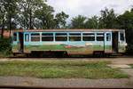 CZ-RCAS 810 526-4 am 14.Juli 2018 nach der Ankunft  als Os 18392 (Moravske Budejovice - Jemnice) im Bahnhof Jemnice.