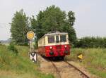 Am 20.06.21 fuhren wir mit dem M262.076 (Os 11102) von Lužná u Rakovníka nach Krupá und Kolešovice als Fotofahrt.