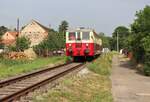 Am 20.06.21 fuhren wir mit dem M262.076 (Os 11101) von Kolešovice nach Krupá und Lužná u Rakovníka als Fotofahrt.