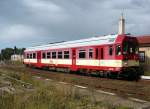 843 018-3 fhrt am 08.09.2008 in den Bahnhof Liberec ein.