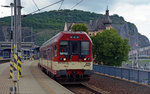 843 005 erreichte am 14.06.16 als R 1168 von Liberec kommend Usti nad Labem. Anschließend wurde der Wagenpark in Usti nad Labem umfahren um anschließend wieder zurück nach Liberec zu fahren. 