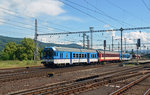 843 014 verlässt als R 1169 nach Liberec am 14.06.16 Decin.