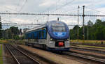 844 012 erreicht aus Cheb kommend am 19.06.18 den Bahnhof Trsnice. Der Shark war nach Karlovy Vary unterwegs.