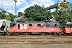 Seitenansicht von 121 041-8 bei der Einfahrt in Usti nad Labem Strekov.

Usti nad Labem Strekov 29.07.2023