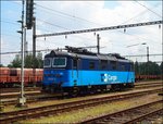 CD Cargo 130 037-5 stand am Bahnhof Kralupy nad Vltavou am 22.7.