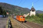 130 048-2 zu sehen mit einem Kohlenzug am 21.09.19 in Vanov.