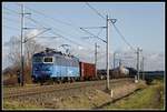 130 001 mit Güterzug bei Pardubice Opocinek am 10.12.2019.