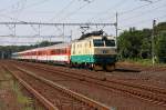 CD Gorilla 151021 durchfährt am 27.8.2011 mit einem Intercity Zabori nad Labem in Richtung Pardubitz.