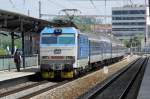 151 008 am 24.04.14 im Bahnhof Praha-Holešovice