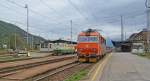 150 222-8 ČD mit Ex 120 „Koičan“ („Der Kaschauer“) Koice/Kaschau – Pchov/Puchau – Prag und 151 019-7 ČD bei der Rangierung nach Ankunft mit Ex 145