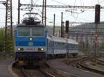 163 097-9 mit einem kurzen OS aus Lysa Steti kommend, läuft in Usti nad labem sever ein.26.04.2019  17:03 Uhr.
Die eingesetzten Wagen mit den gut zu öffnenden Fenstern sind optimal für Aufnahmen aus dem Zug.