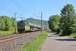 163 256-1 zu sehen am 02.06.19 bei Libochovany.