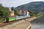 163 078-9 zusehen mit R 786 am 08.08.20 in Ústí nad Labem-Střekov.