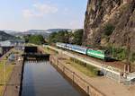 163 072-0 zusehen mit R 793 am 08.08.20 in Ústí nad Labem-Střekov.