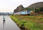 163 073-0 zu sehen am 08.06.18 mit einem Os in Ústí nad Labem-Střekov.