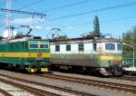 Kreuzung von 163 085 und 141 014 in Decin (Tetschen-Bodenbach)- 07.07.2004
