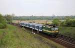 163 090 mit Os5011 von Kolin nach Chocen am 30.04.2013 bei Dobrikov