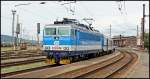 163 079 in Bahnhof Usti nad Labem zapad.