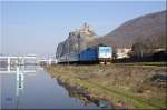 163 077 unterhalb der Burg Streckov in Usti nad Labem.