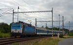 362 117 hat in Usti nad Labem den R 614 übernommen und bringt ihn am 19.06.18 nach Cheb.