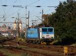 Die 362 062 bei einer Rangierfahrt am 01.10.2011 im Pilsener Hbf.