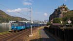 363 008-4 ist am 4. August 2018 in Usti nad Labem unterwegs mit einem schönen Ganzzug! 