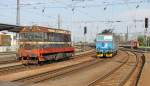 721 046-1 ZSSK und 363 014-2 ČDCargo im Bereich des Preburger Hauptbahnhofes (Bratislava hl.