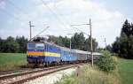 Bei Osova Bityska ist am 1.7.1992 363166 mit dem D 476  Istropolitan  auf dem Weg nach Hamburg.